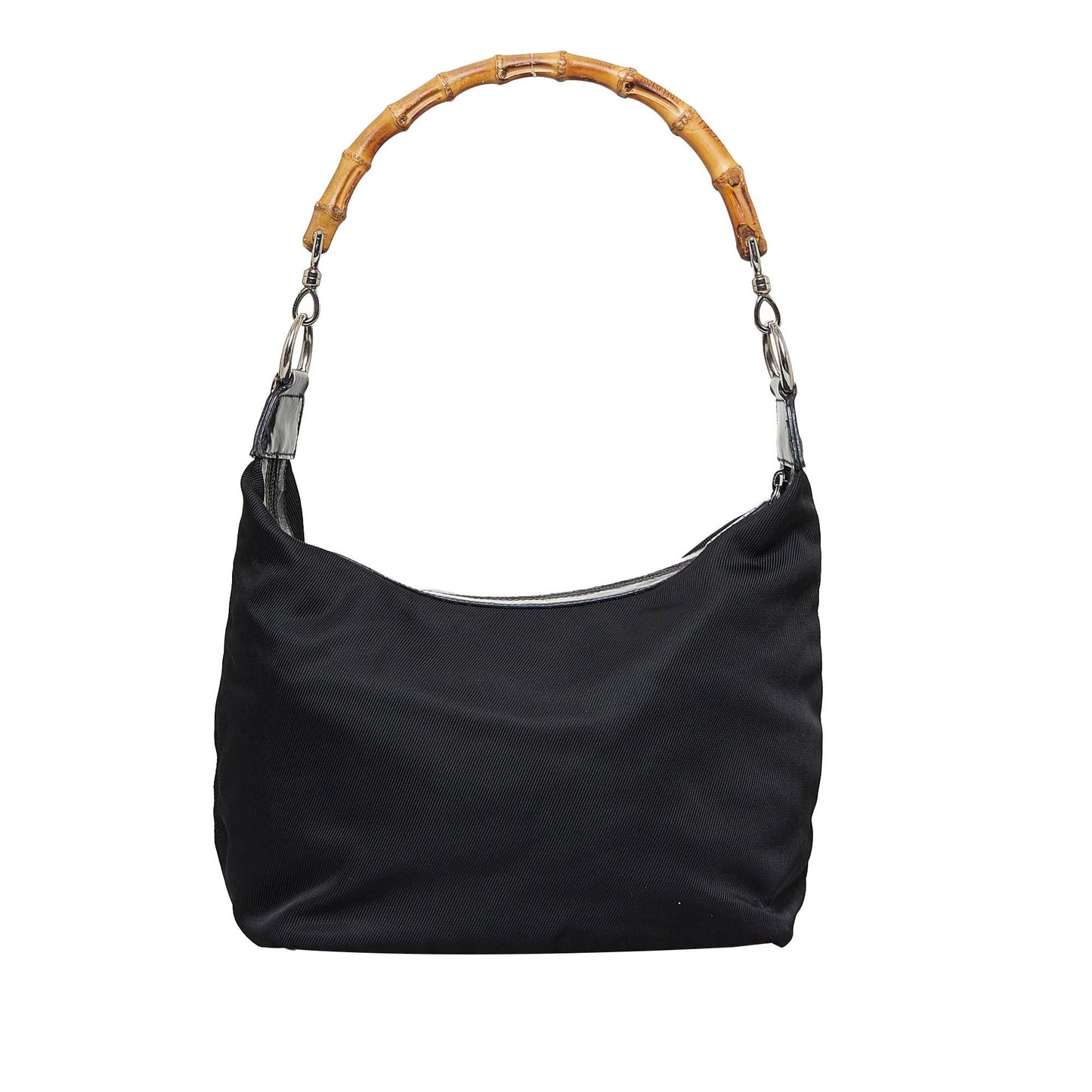 Gucci Bamboo Nylon Shoulder Bag (d4KAgE)