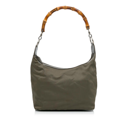 Gucci Bamboo Nylon Shoulder Bag (vluyZY)