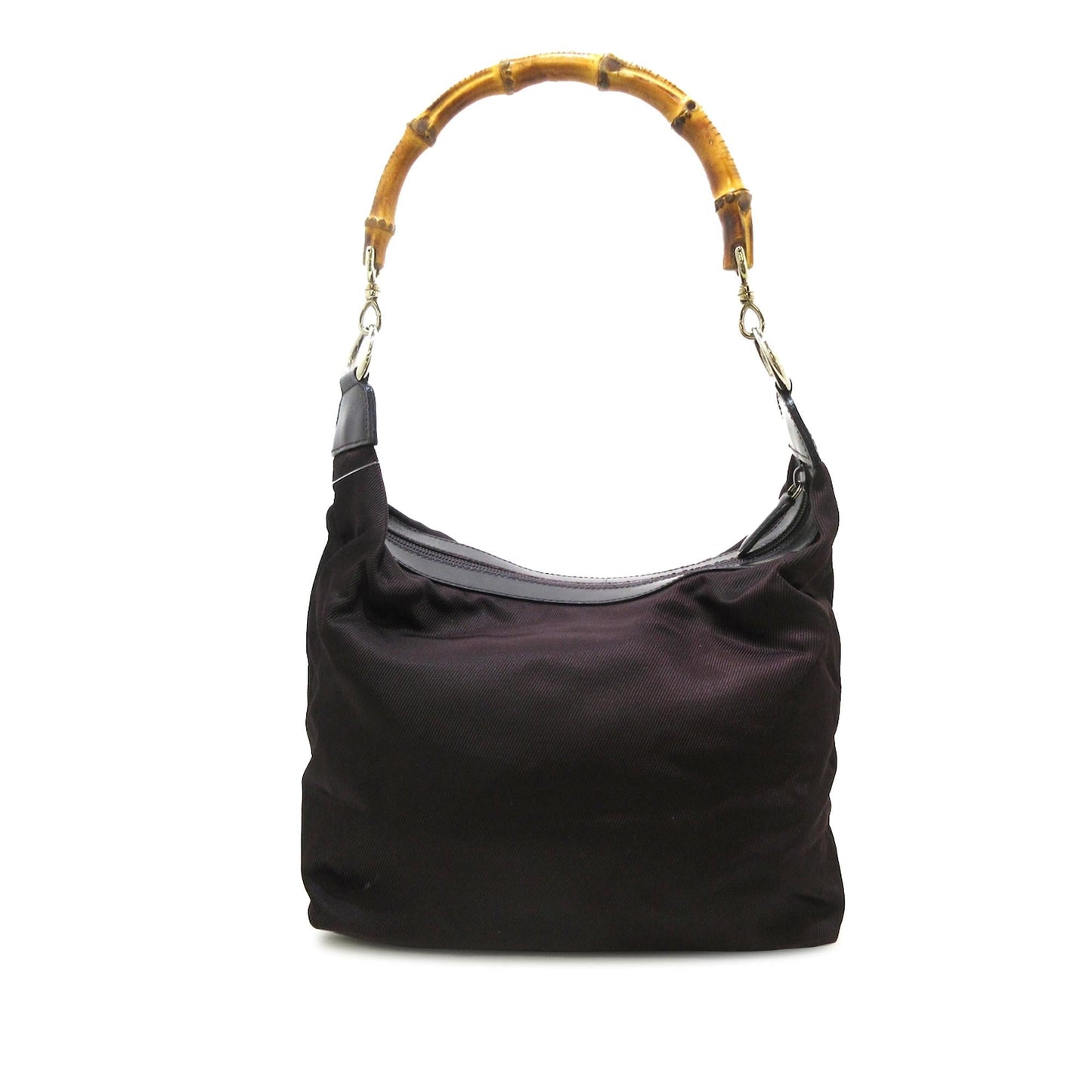 Gucci Bamboo Nylon Shoulder Bag (4VDUV4)