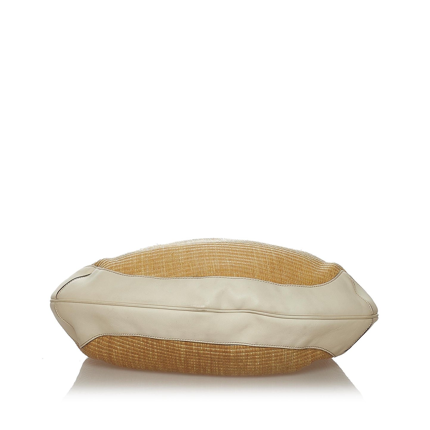 Gucci Bamboo Peggy Raffia Hobo Bag (33489)