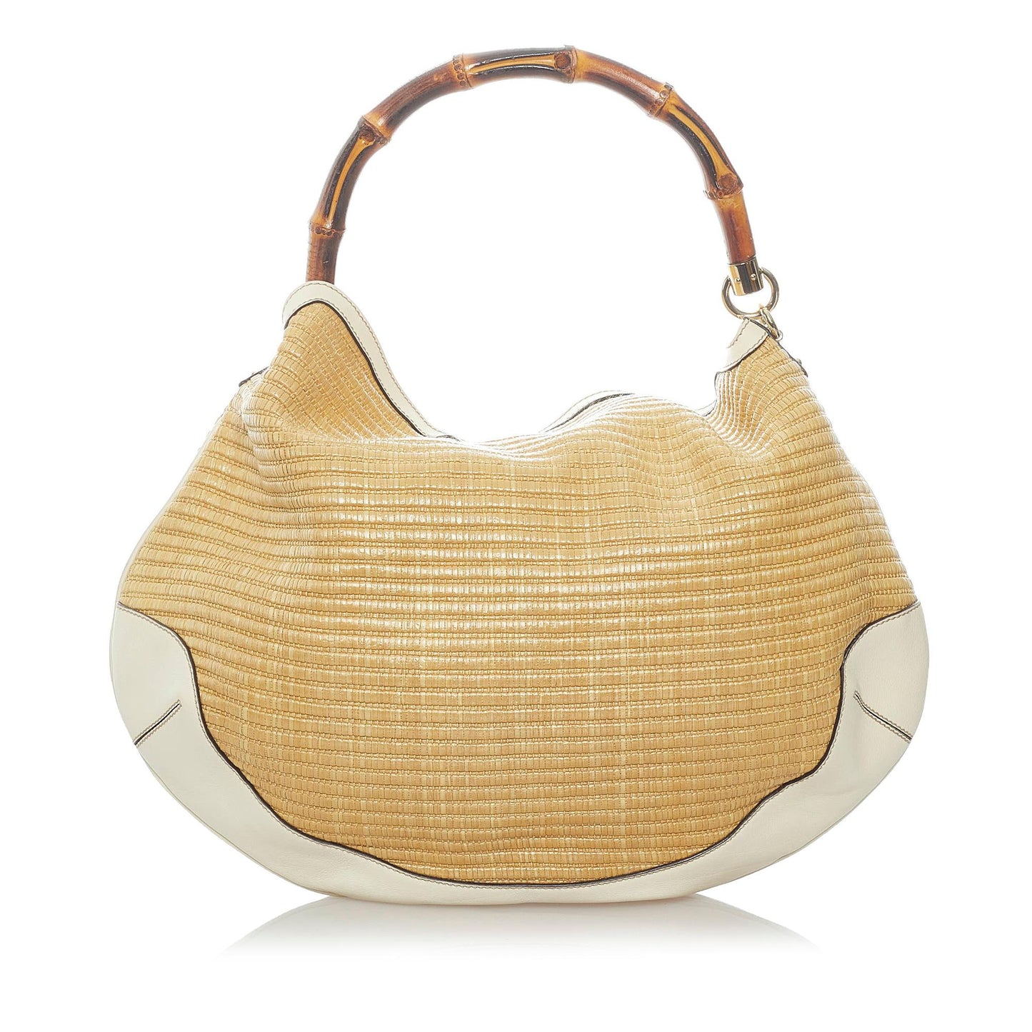 Gucci Bamboo Peggy Raffia Satchel (31391)