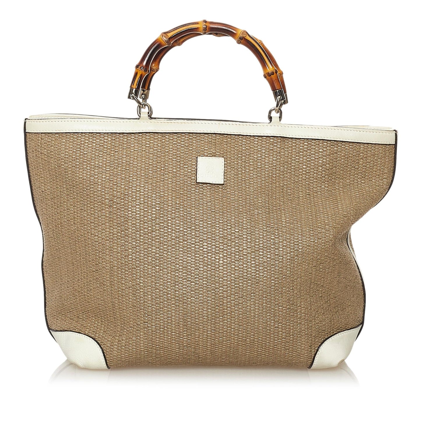 Gucci Bamboo Raffia Handbag (33155)