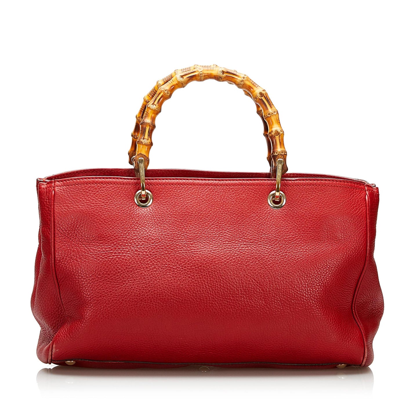 Gucci Bamboo Shopper Leather Handbag (35473)