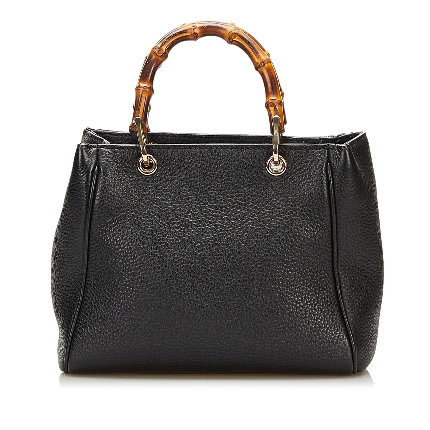 Gucci Bamboo Shopper Leather Handbag (35966)