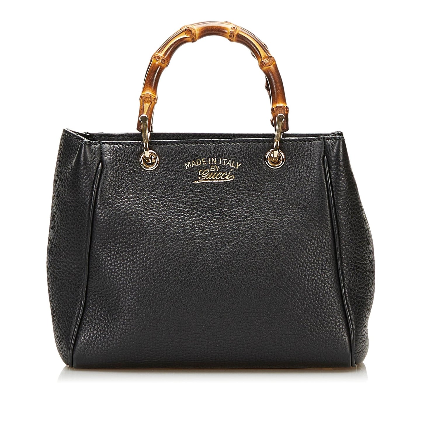 Gucci Bamboo Shopper Leather Handbag (35966)