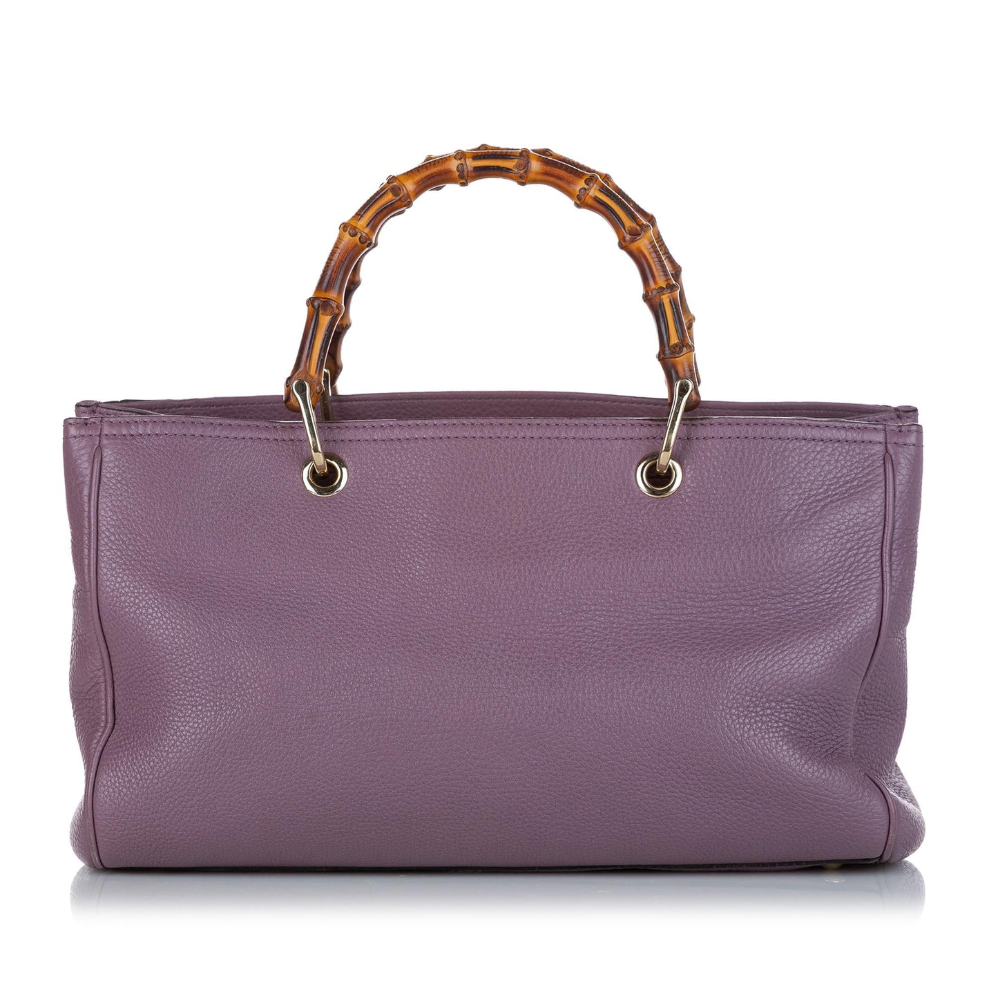 Gucci Bamboo Shopper Leather Satchel (23441)