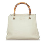 Gucci Bamboo Shopper Leather Satchel (SHG-30082)