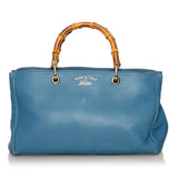 Gucci Bamboo Shopper Leather Satchel (SHG-30162)