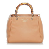 Gucci Bamboo Shopper Leather Satchel (31060)