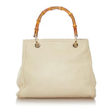 Gucci Bamboo Shopper Leather Satchel (32906)