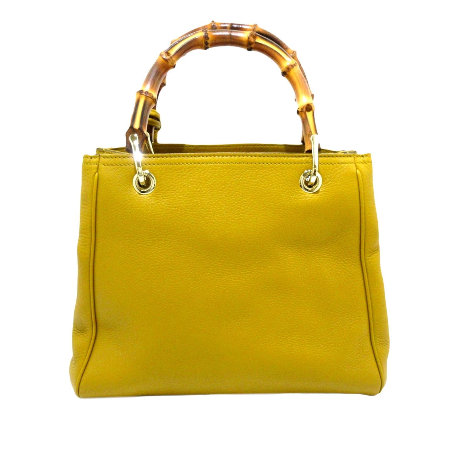 Gucci Bamboo Shopper Leather Satchel (33557)