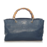 Gucci Bamboo Shopper Leather Satchel (33562)