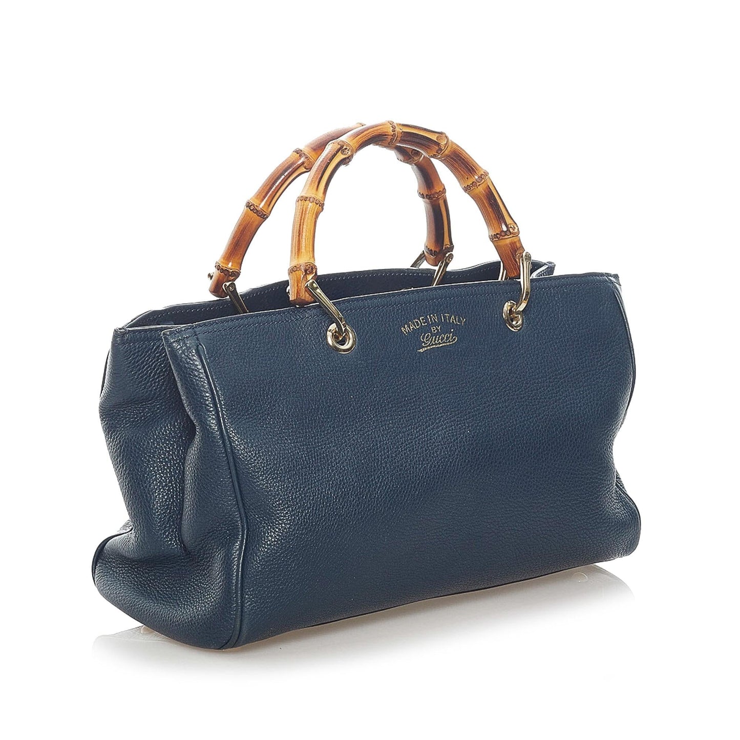 Gucci Bamboo Shopper Leather Satchel (33562)