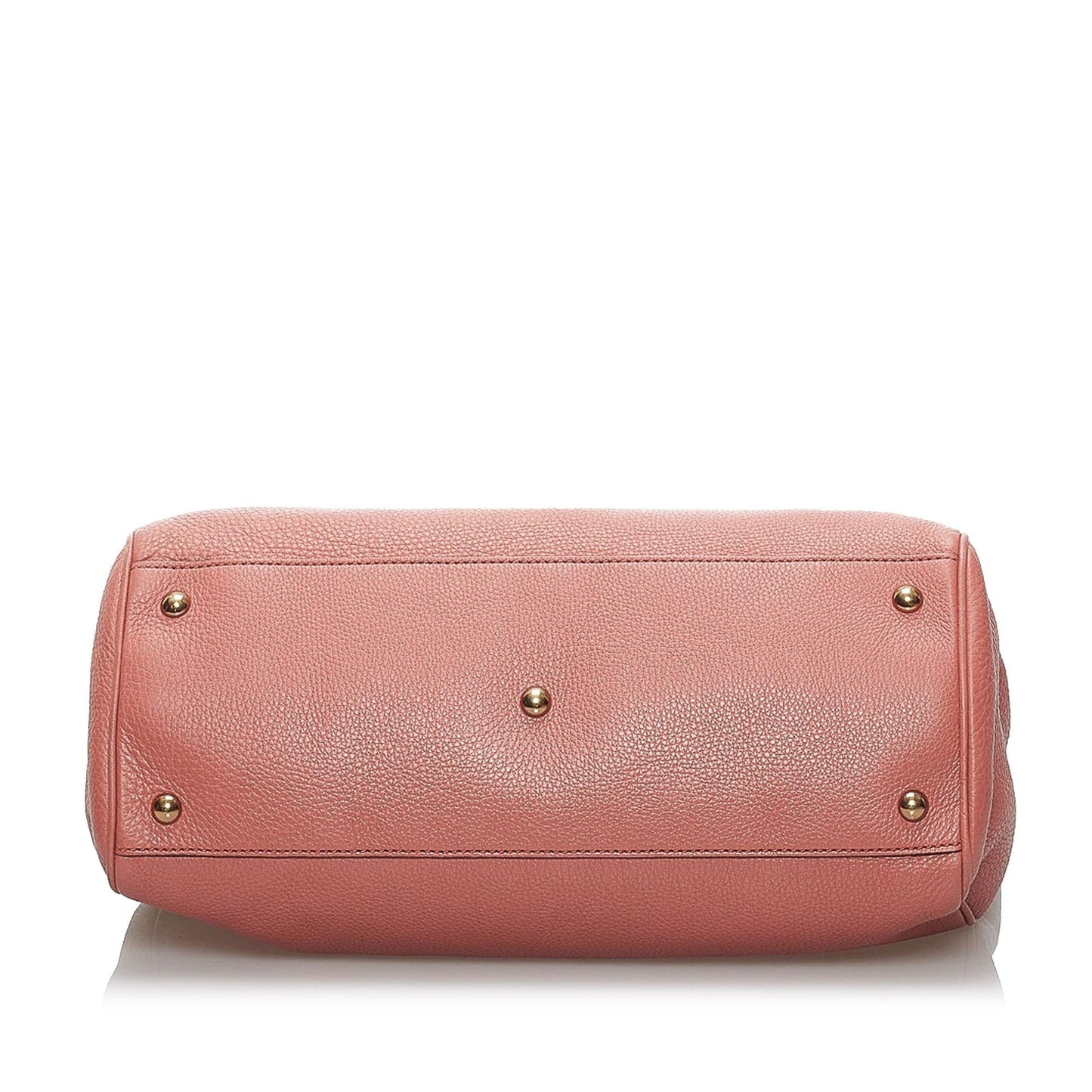 Gucci Bamboo Shopper Leather Satchel (34222)