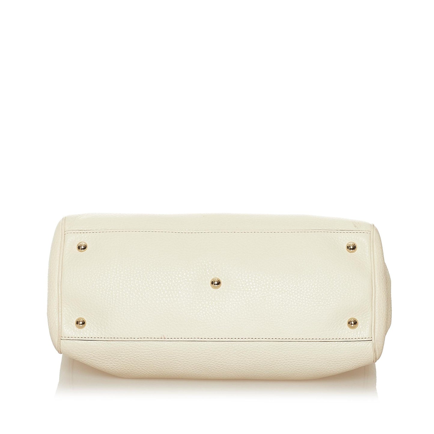 Gucci Bamboo Shopper Leather Satchel (34372)