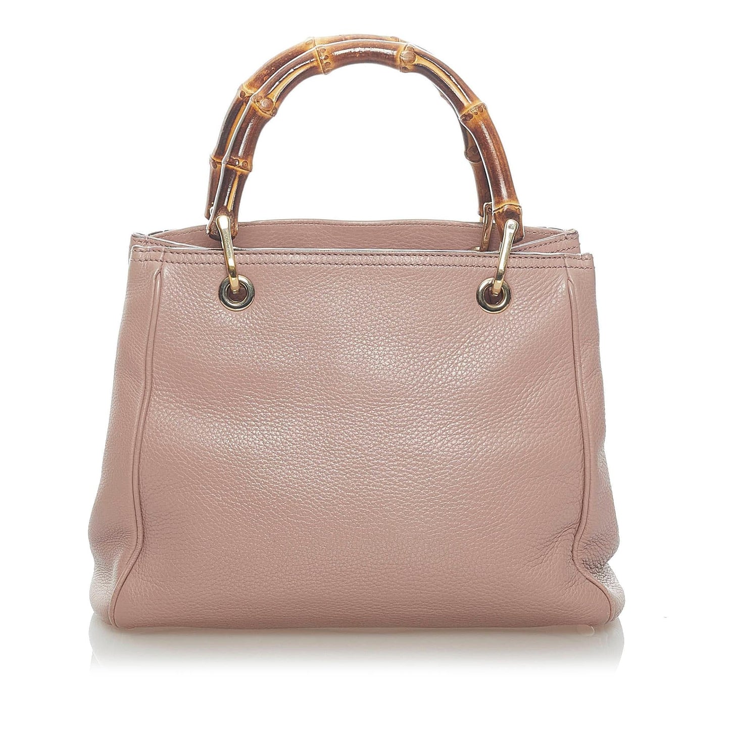 Gucci Bamboo Shopper Leather Satchel (34682)