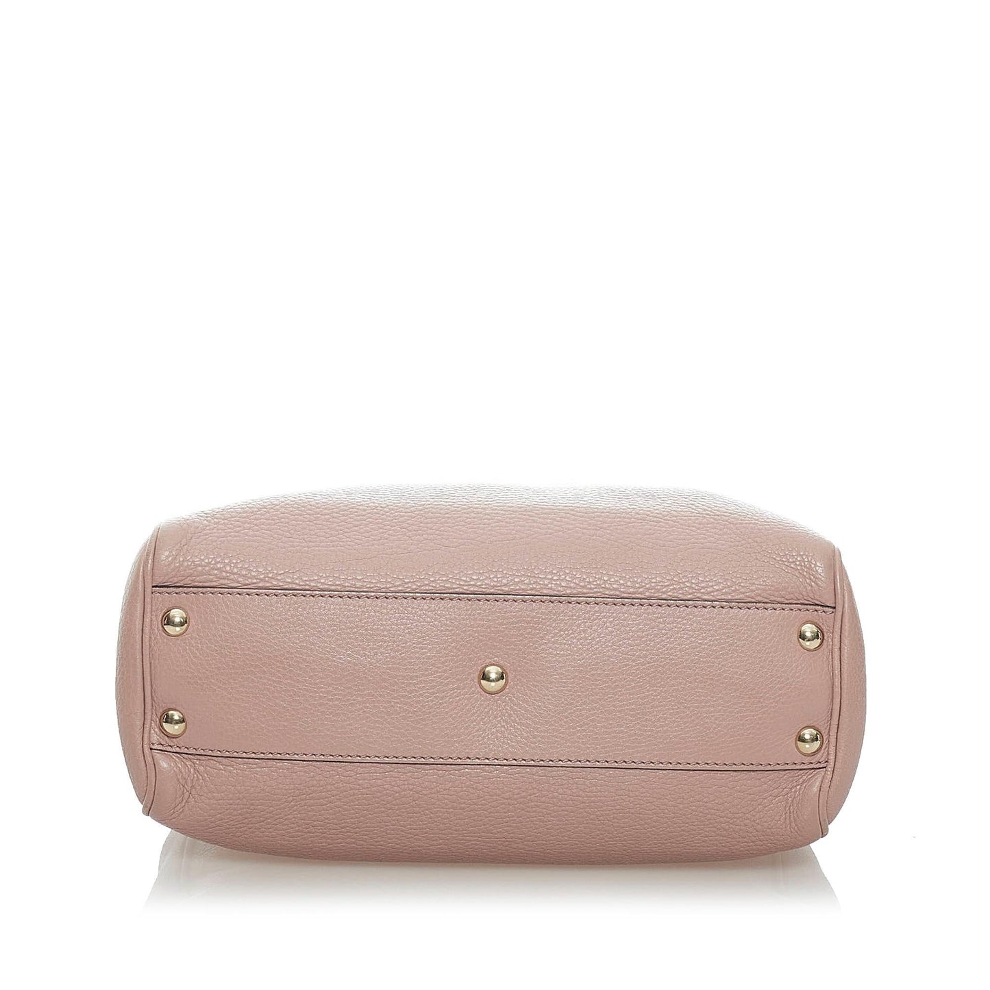 Gucci Bamboo Shopper Leather Satchel (34682)