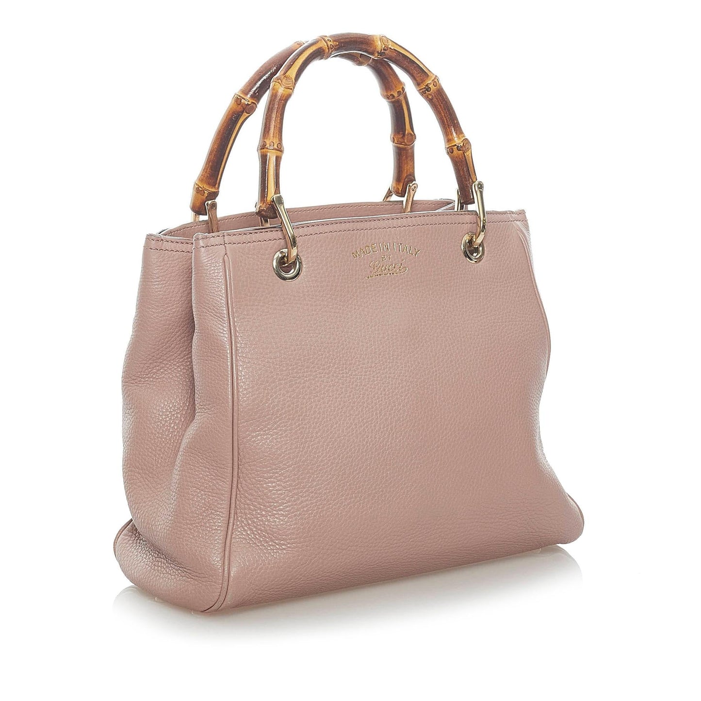 Gucci Bamboo Shopper Leather Satchel (34682)
