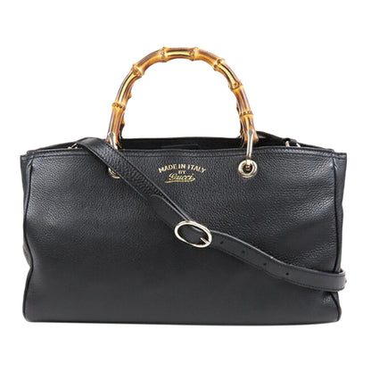 Gucci Bamboo Shopper Leather Satchel (34958)