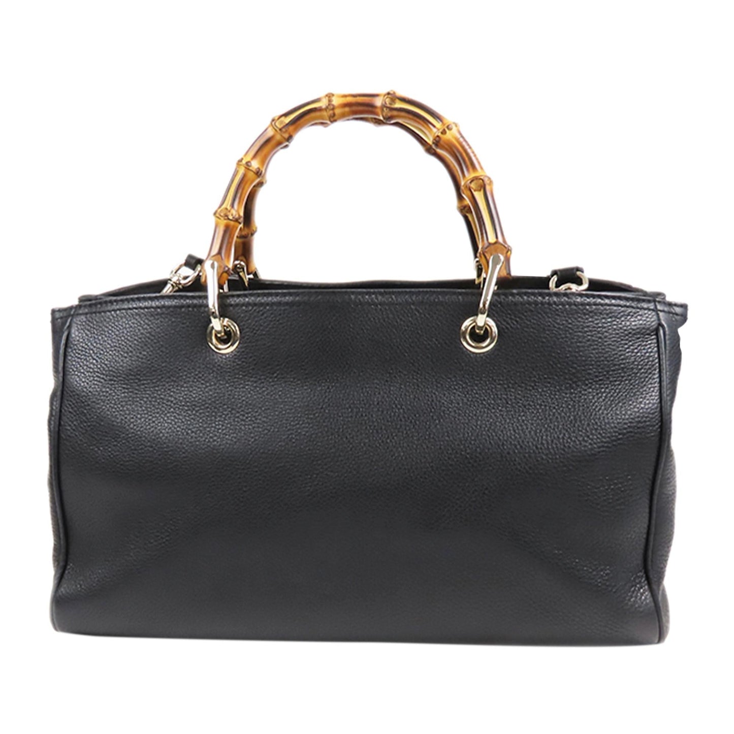 Gucci Bamboo Shopper Leather Satchel (34958)
