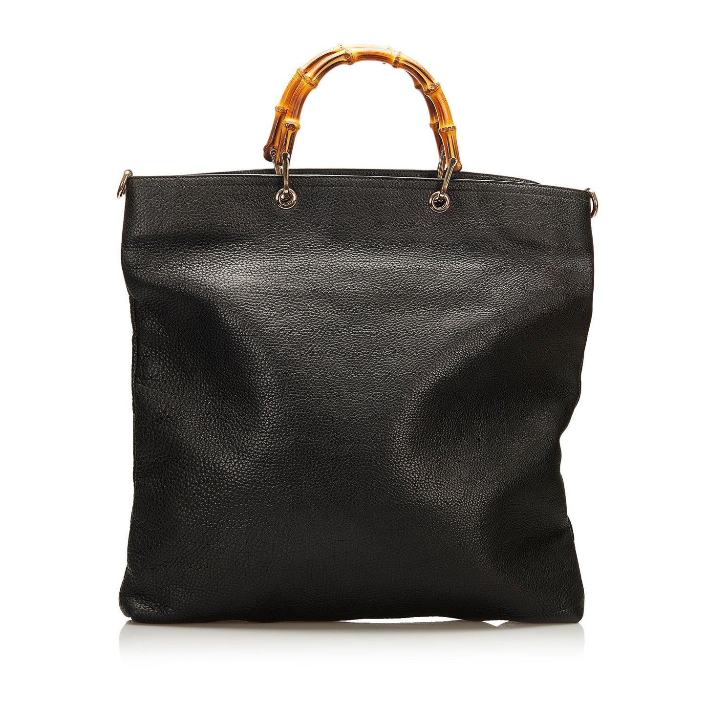 Gucci Bamboo Shopper Leather Satchel (35517)
