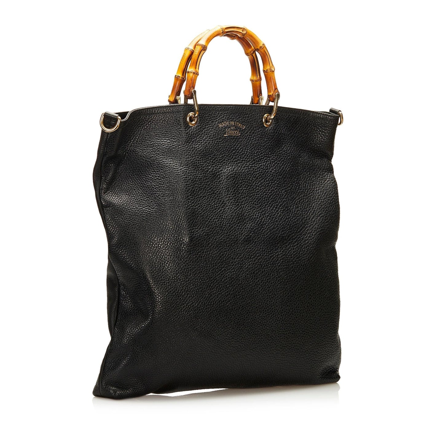 Gucci Bamboo Shopper Leather Satchel (35517)