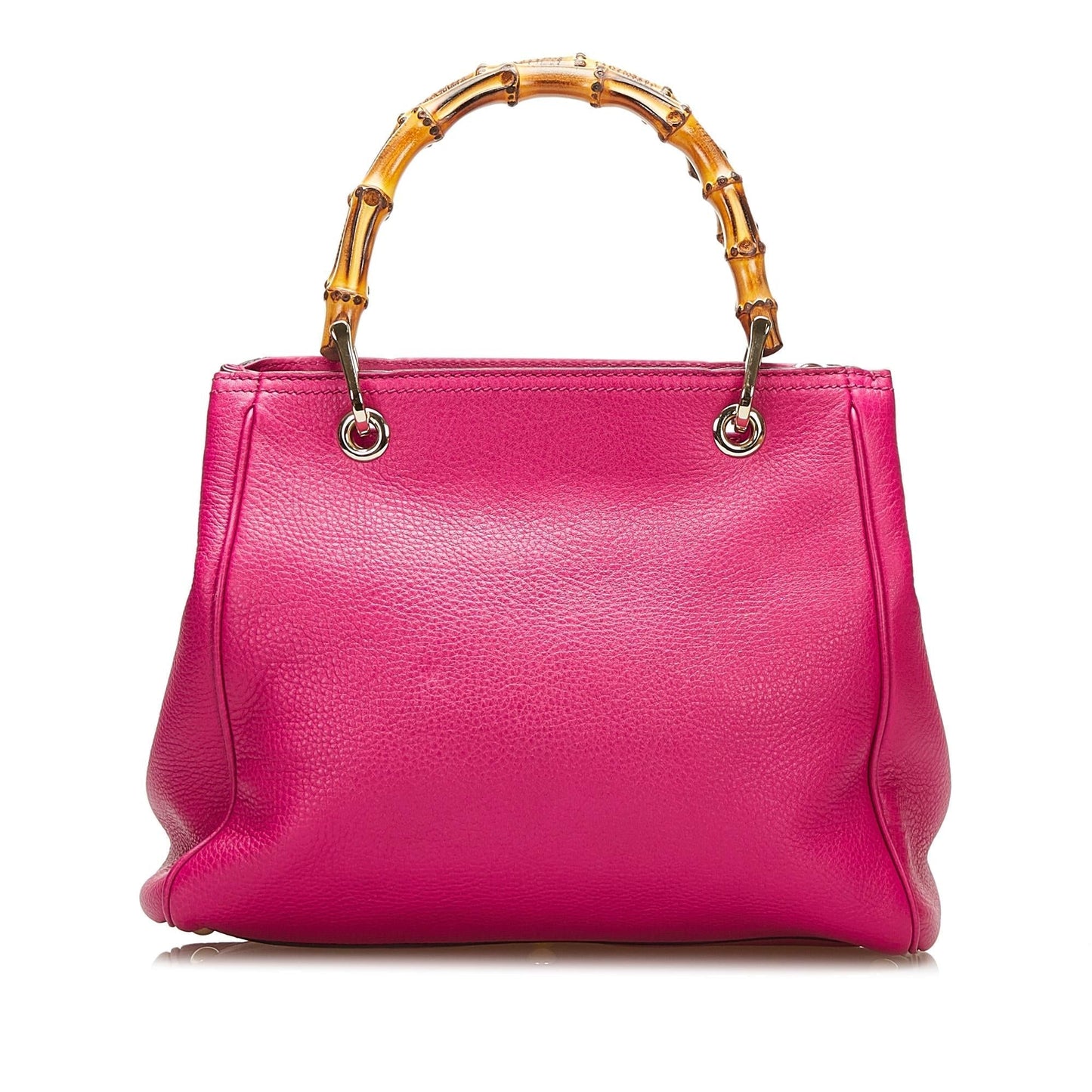 Gucci Bamboo Shopper Leather Satchel (35955)