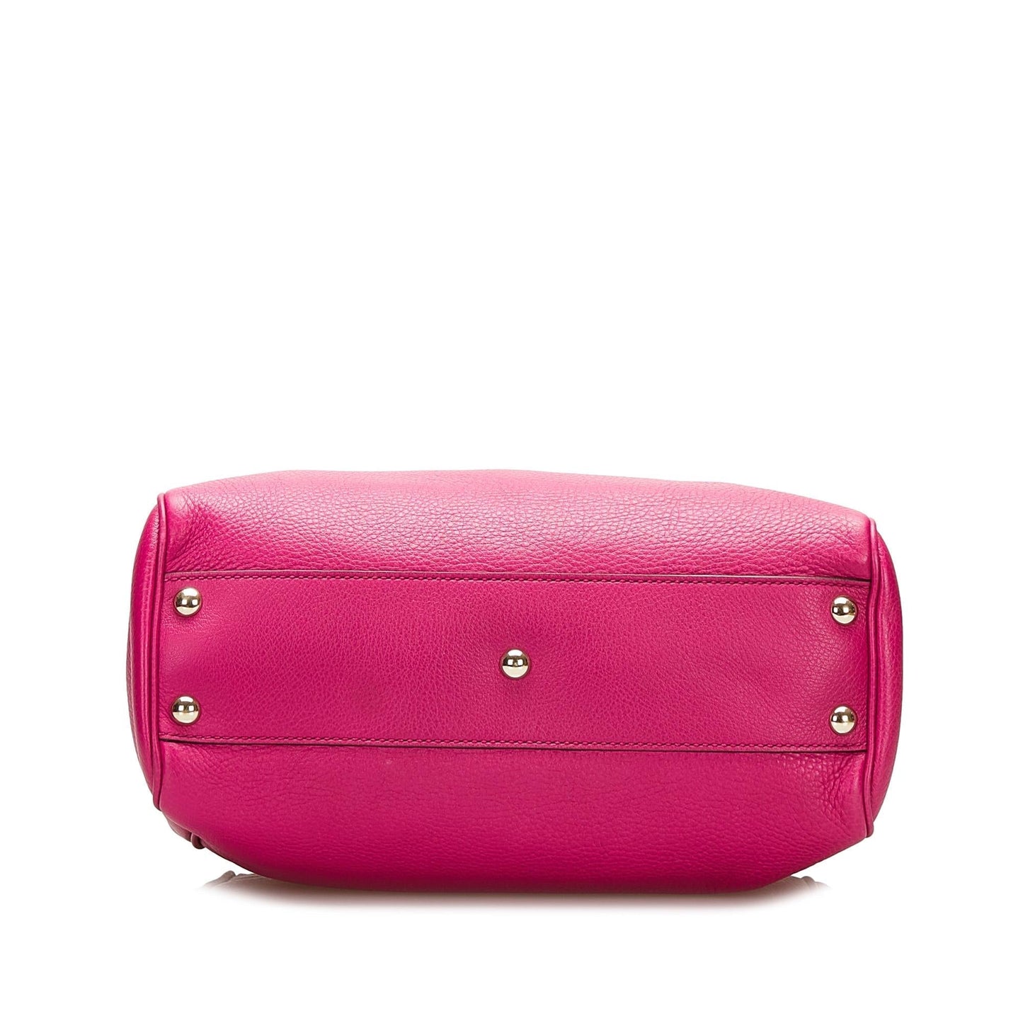 Gucci Bamboo Shopper Leather Satchel (35955)