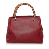 Gucci Bamboo Shopper Leather Satchel (37607)