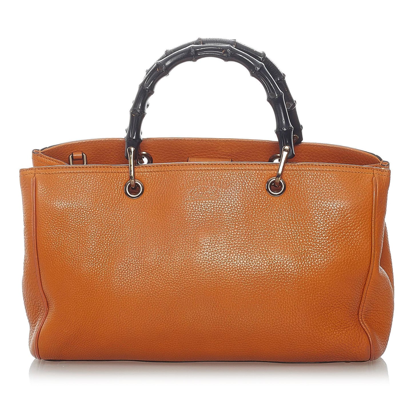 Gucci Bamboo Shopper Leather Satchel (37617)
