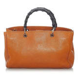 Gucci Bamboo Shopper Leather Satchel (37617)