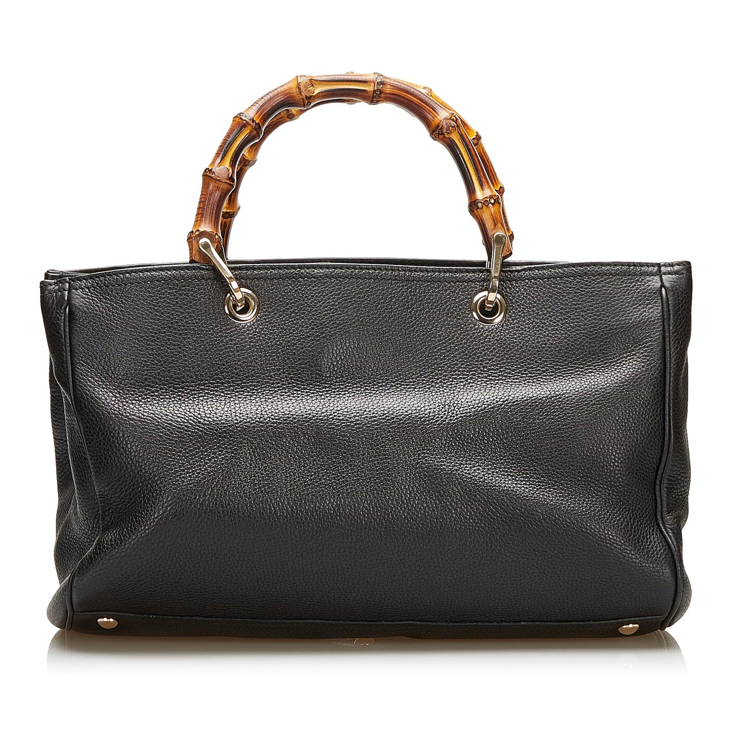 Gucci Bamboo Shopper Leather Satchel (dP6JxK)