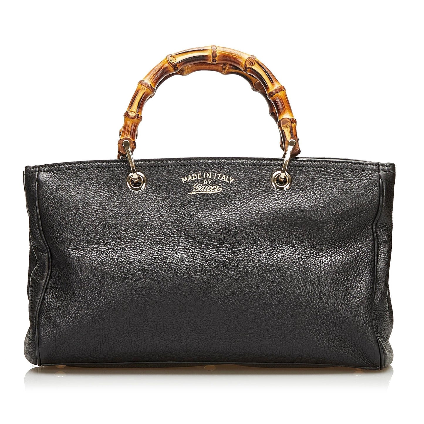 Gucci Bamboo Shopper Leather Satchel (dP6JxK)