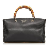 Gucci Bamboo Shopper Leather Satchel (dP6JxK)