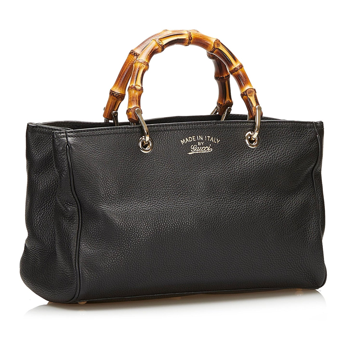 Gucci Bamboo Shopper Leather Satchel (dP6JxK)