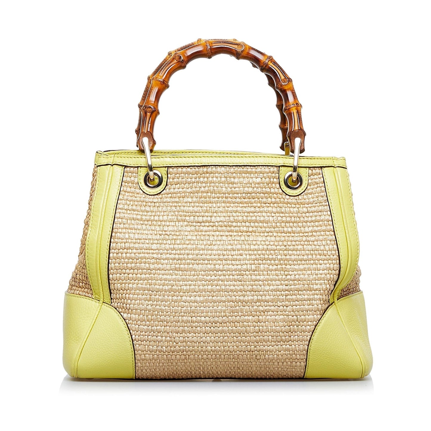 Gucci Bamboo Shopper Raffia Satchel (PexXRK)