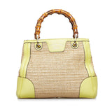 Gucci Bamboo Shopper Raffia Satchel (PexXRK)