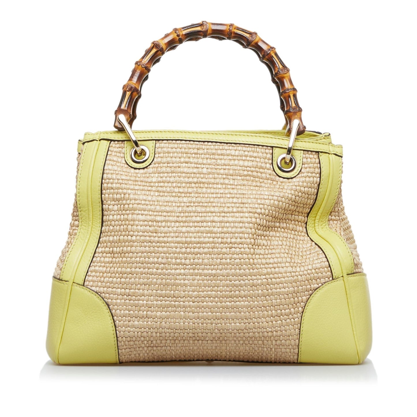 Gucci Bamboo Shopper Raffia Satchel (O4uoe2)