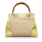 Gucci Bamboo Shopper Raffia Satchel (O4uoe2)