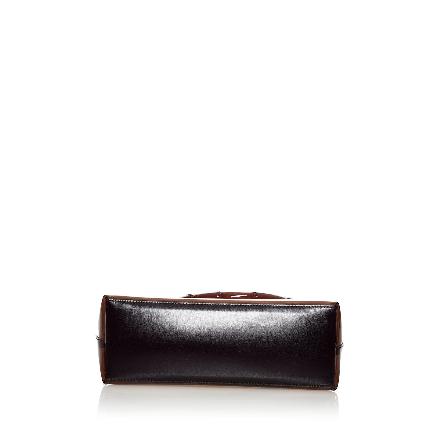 Gucci Bamboo Vinyl Handbag (32288)