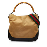 Gucci Bamboo Web Satchel (67Artc)