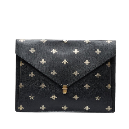 Gucci Bee Star Envelope Portfolio (QDLUYm)