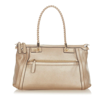 Gucci Bella Leather Satchel (20824)