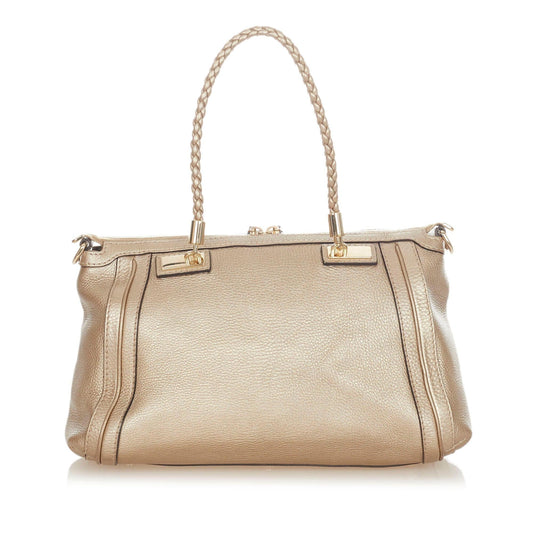 Gucci Bella Leather Satchel (SHG-32132)