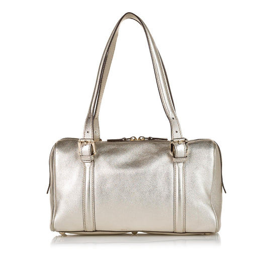 Gucci Britt Leather Boston Bag (34948)