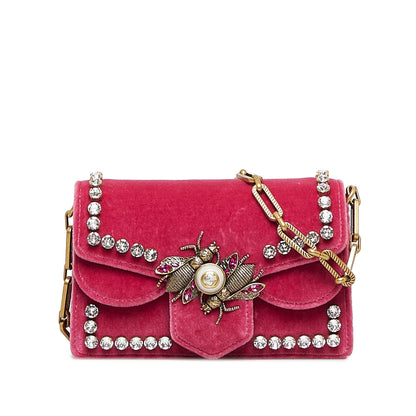 Gucci Broadway Velvet Crossbody Bag (rebUun)