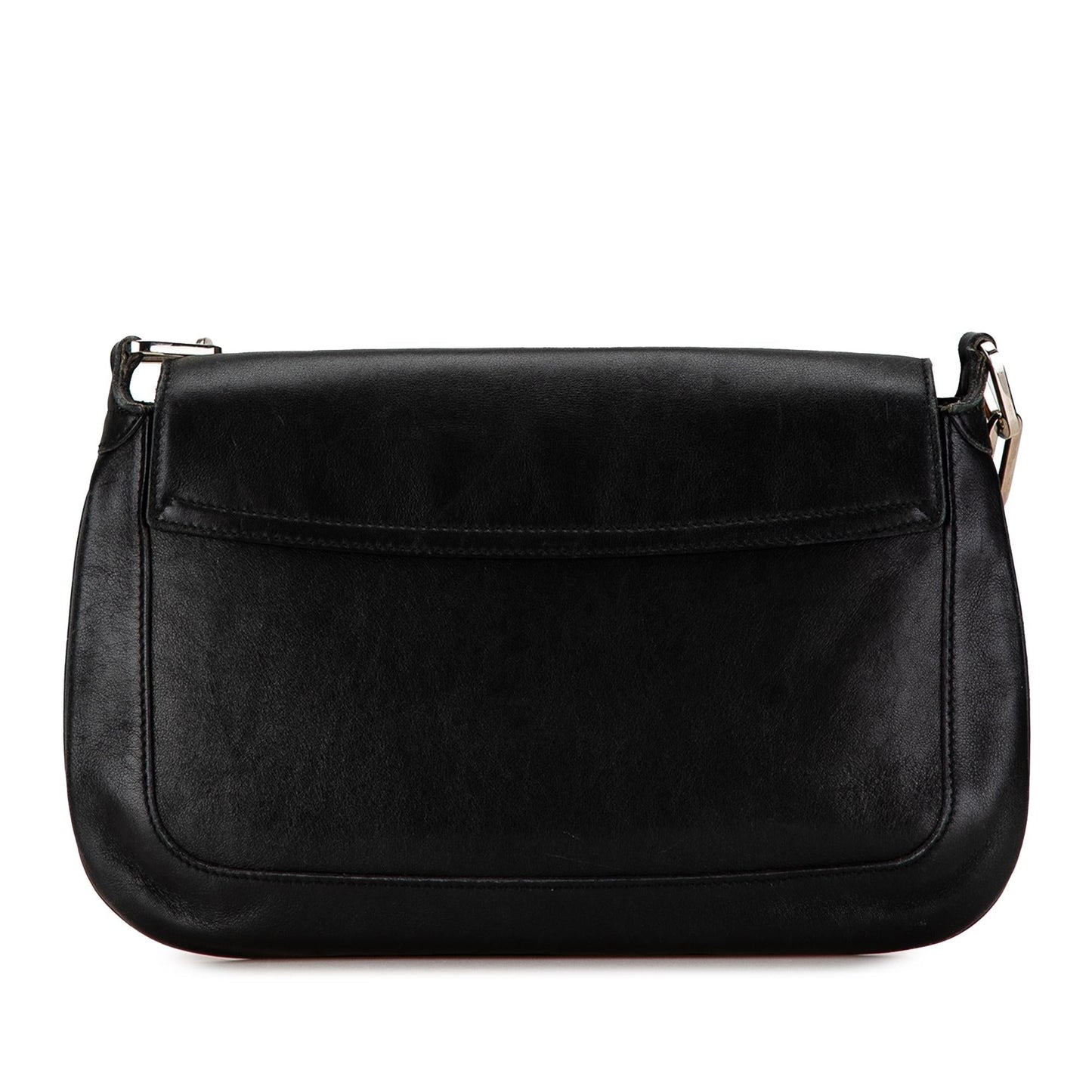 Gucci Calfskin Leather Chain Shoulder Bag (sH7X6Y)