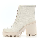 GUCCI RHOMBUS NAPPA CALFSKIN QUILTED BOOTS