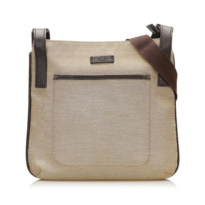 Gucci Canvas Crossbody Bag (35854)