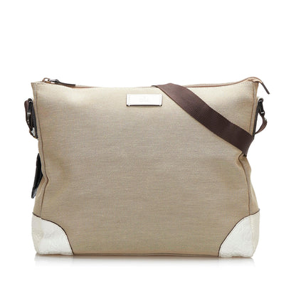 Gucci Canvas Crossbody Bag (LK1XzZ)